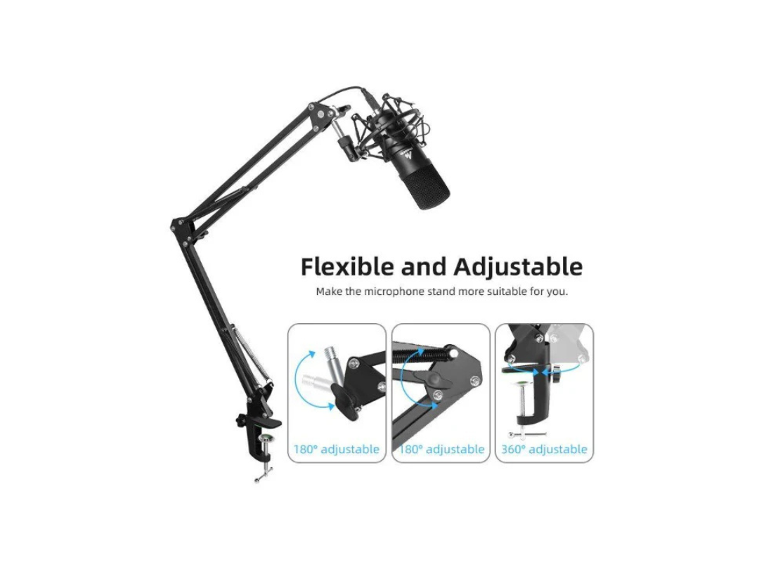 Buy Maono AU-B01 Microphone Suspension Boom Arm Stand (Black) in Qatar Buy Maono AU-B01 Microphone Suspension Boom Arm Stand (Black) in Qatar